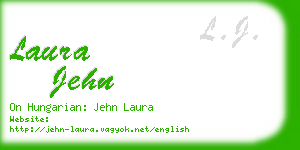 laura jehn business card